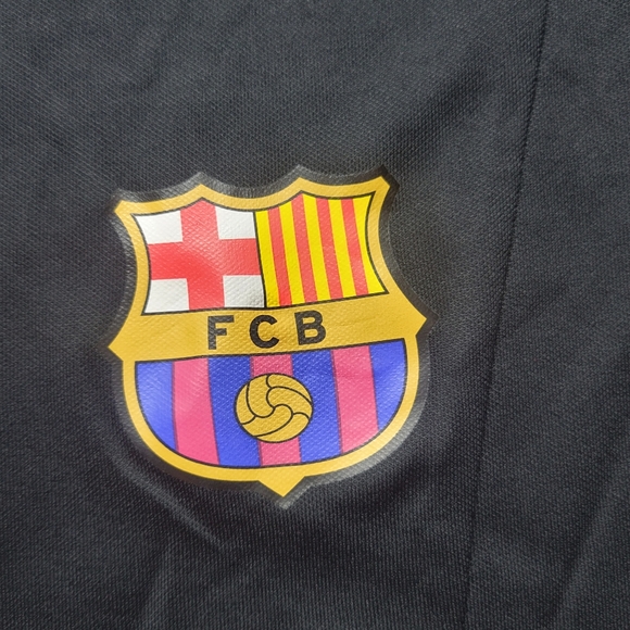 FC Barcelona Shorts size L Soccer Team Barca Black - Picture 14 of 14